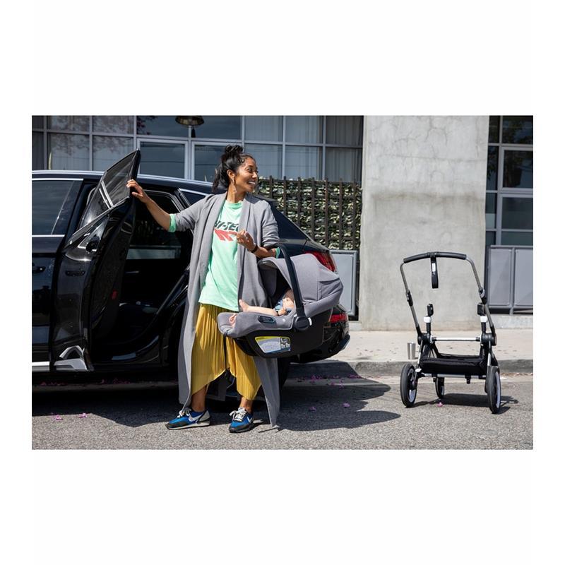 Bugaboo - Turtle Air by Nuna Infant Car Seat + Base, Grey Melange