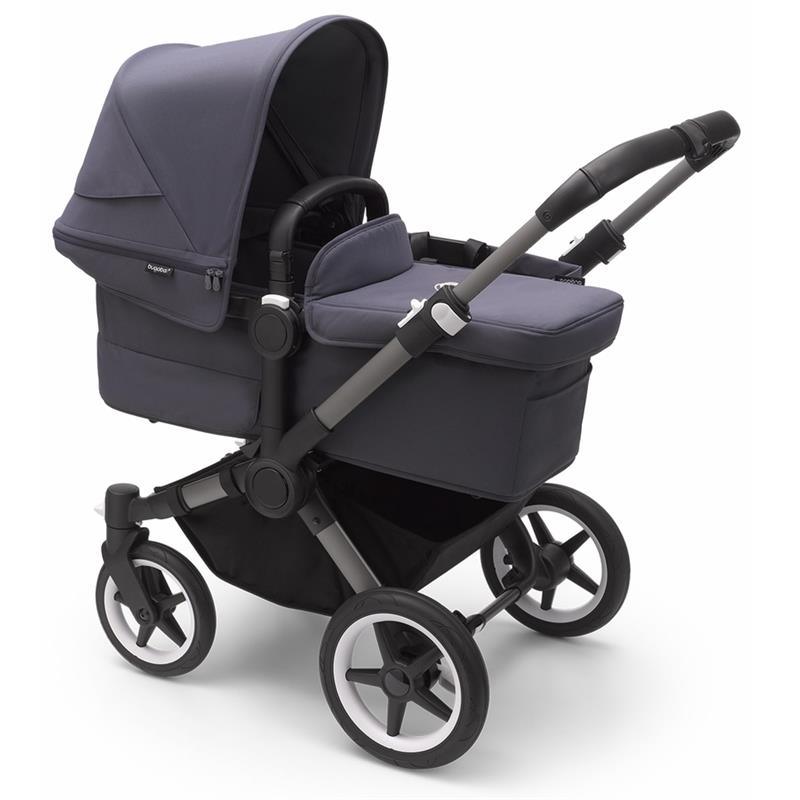 Bugaboo - Donkey 5 Mono Complete Stroller, Graphite /Stormy Blue