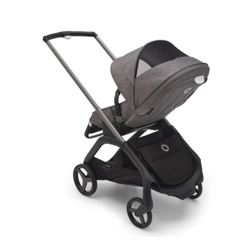 Bugaboo - Dragonfly Stroller and Bassinet Complete, Graphite/Grey Melange