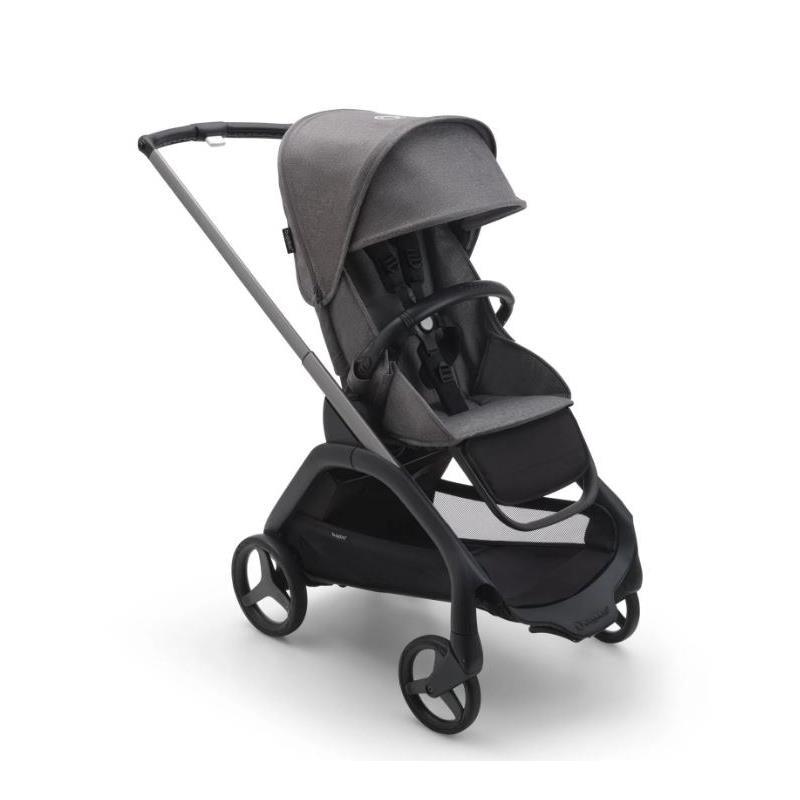 Bugaboo - Dragonfly Stroller and Bassinet Complete, Graphite/Grey Melange