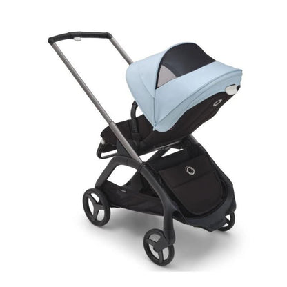 Bugaboo - Dragonfly Stroller and Bassinet Complete, Graphite/Midnight Black/Skyline Blue