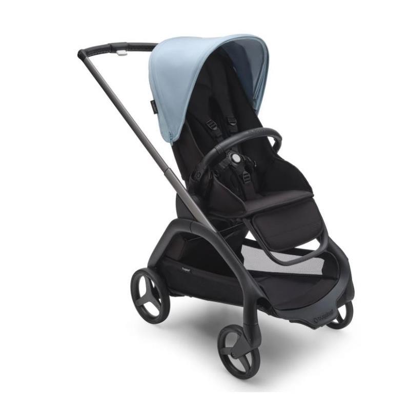 Bugaboo - Dragonfly Stroller and Bassinet Complete, Graphite/Midnight Black/Skyline Blue