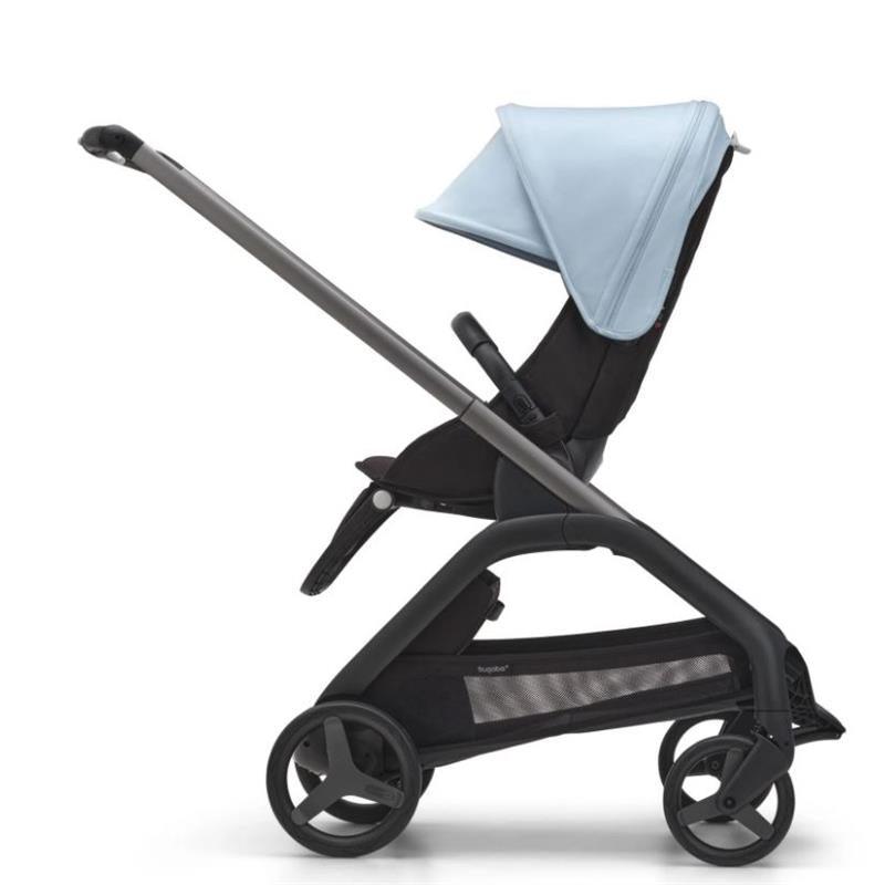 Bugaboo - Dragonfly Stroller and Bassinet Complete, Graphite/Midnight Black/Skyline Blue