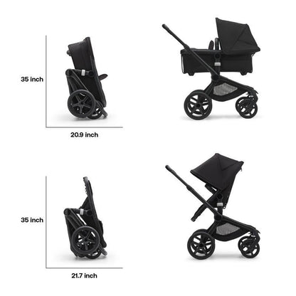 Bugaboo - Fox 5 Complete Stroller, Graphite/Grey Melange