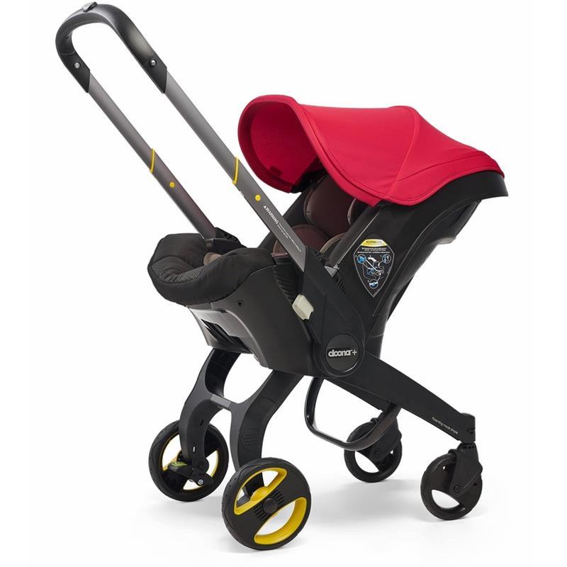 Doona - Infant Car Seat With Base & Stroller, Flame Red